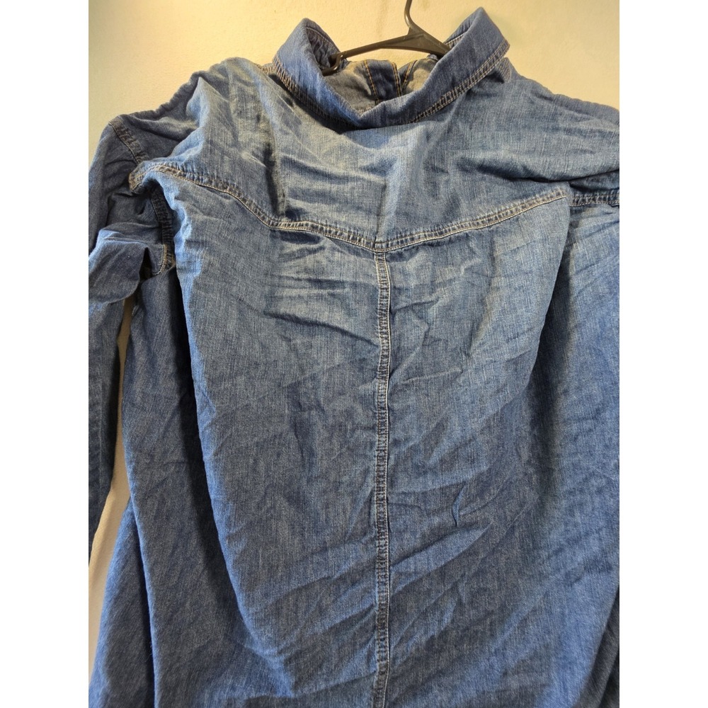 Sofia Jeans by Sofia Vergara Denim Shirt Women's XXL 20 Chambray Button Front - Picture 16 of 16